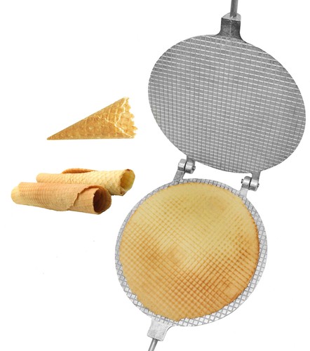 Waffle cone maker krumkake - waffle,