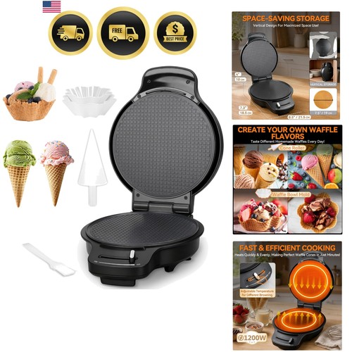 Waffle cone maker - cone,
