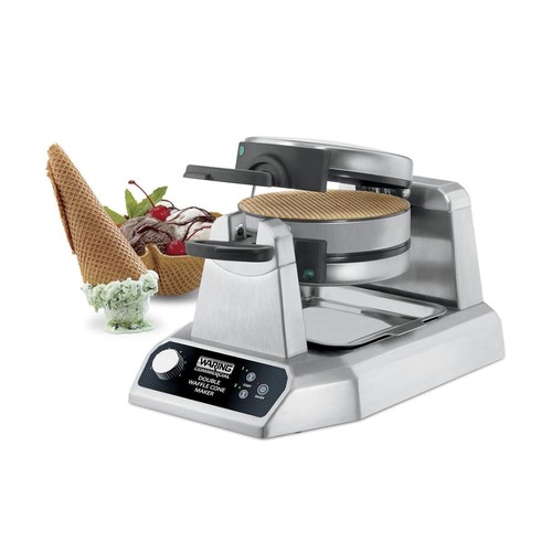 Waring double waffle - waffle, cone